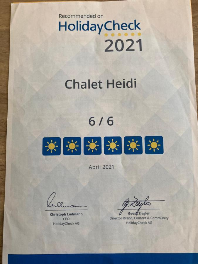 דירות Rotta Chalet Heidi מראה חיצוני תמונה